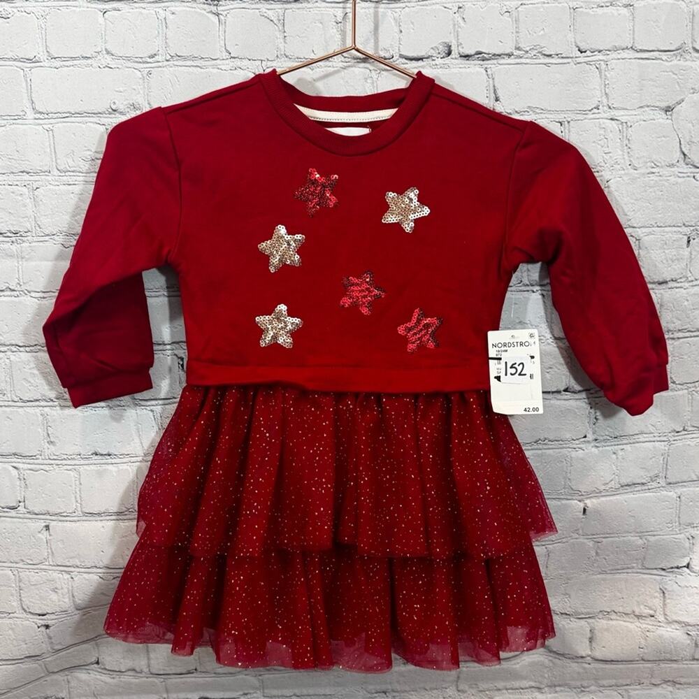 Sammy + Nat Star Pattern Holiday Dress